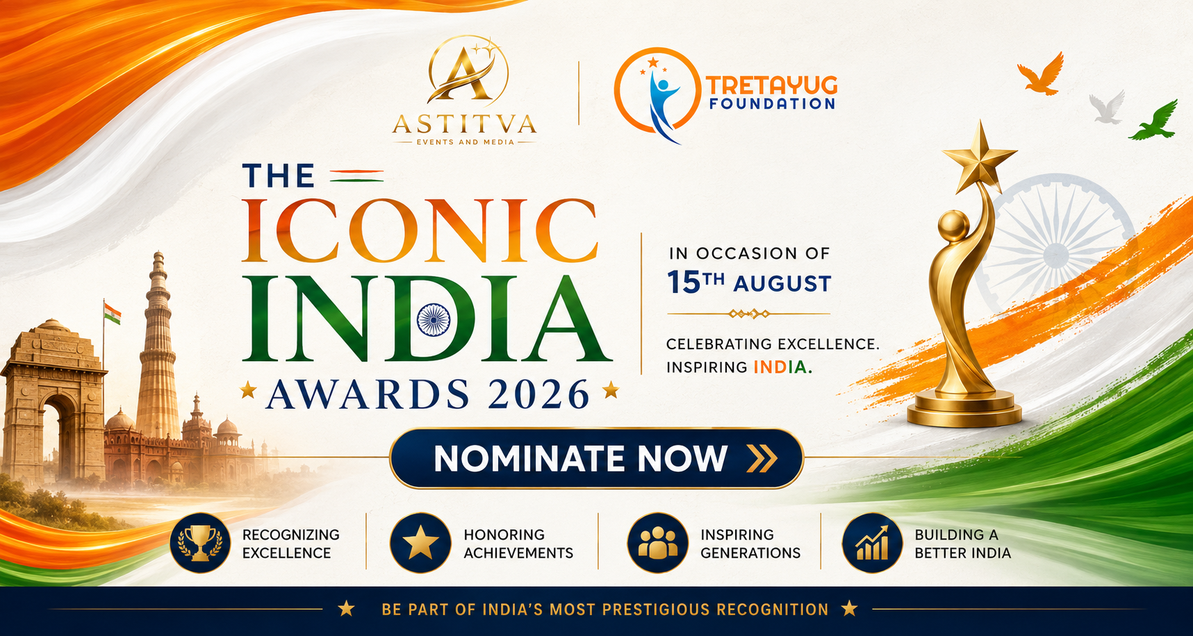 THE ICONIC INDIA AWARDS 2026 